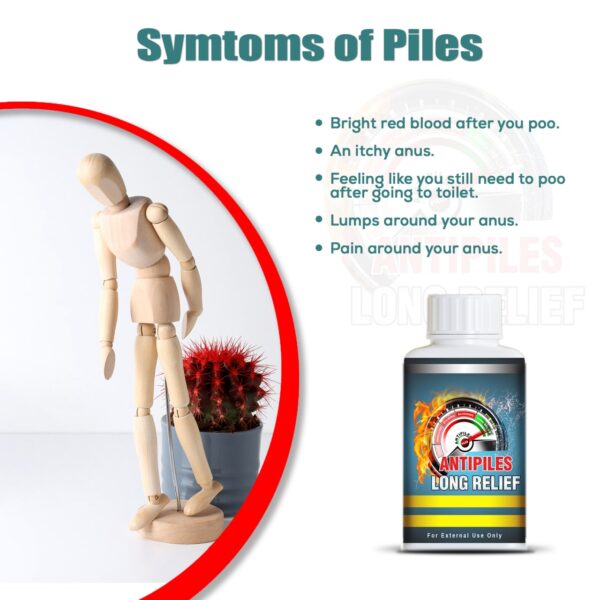 Anti Piles Long Relief – Ayurvedic Treatment for Piles (100gm) - Image 2